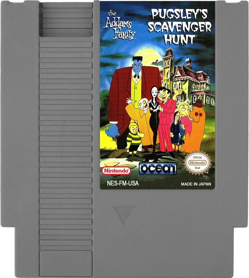 Addams Family Pugsley's Scavenger Hunt - Nintendo NES
