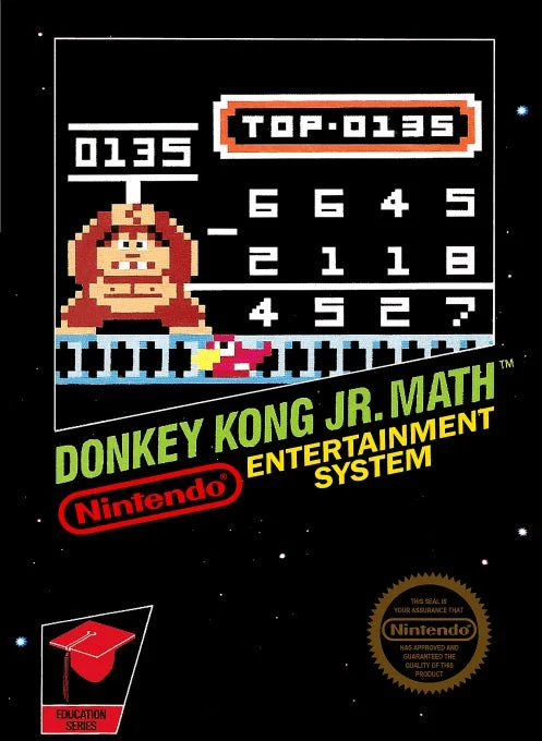 Donkey Kong Jr Math - Nintendo NES