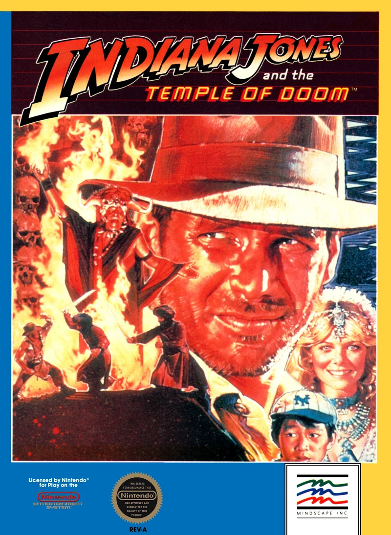 Indiana Jones and the Temple of Doom Tengen - Nintendo NES