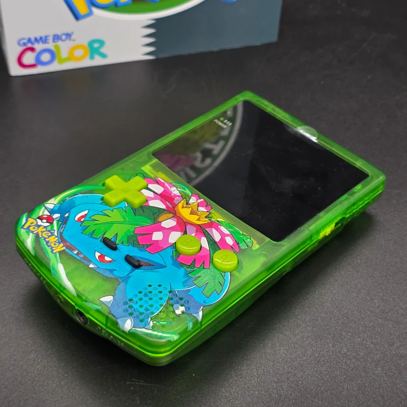 Nintendo Game Boy Color (GBC) Custom Venasaur Backlit Handheld Console