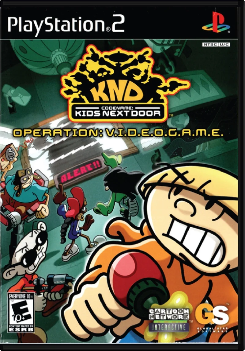 KND Codename Kids Next Door Operation VIDEOGAME - Sony PlayStation 2 (PS2)