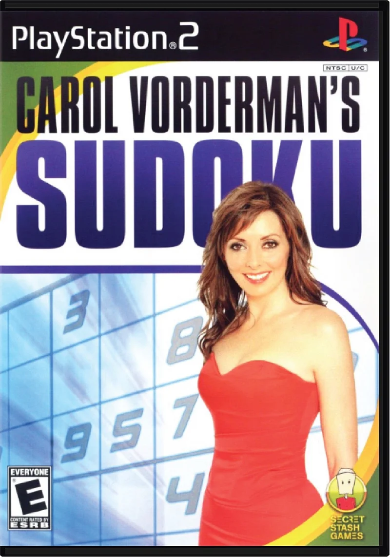 Carol Vorderman's Sudoku - Sony PlayStation 2 (PS2)