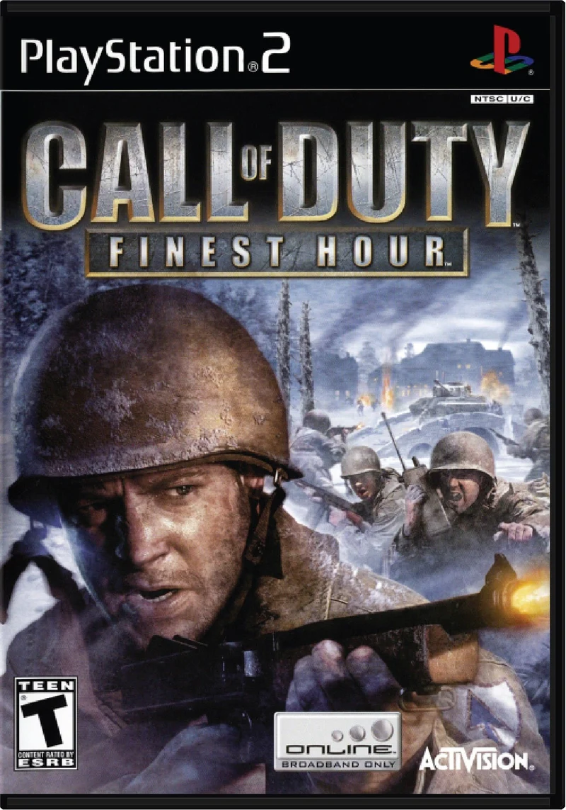 Call of Duty Finest Hour - Sony PlayStation 2 (PS2)