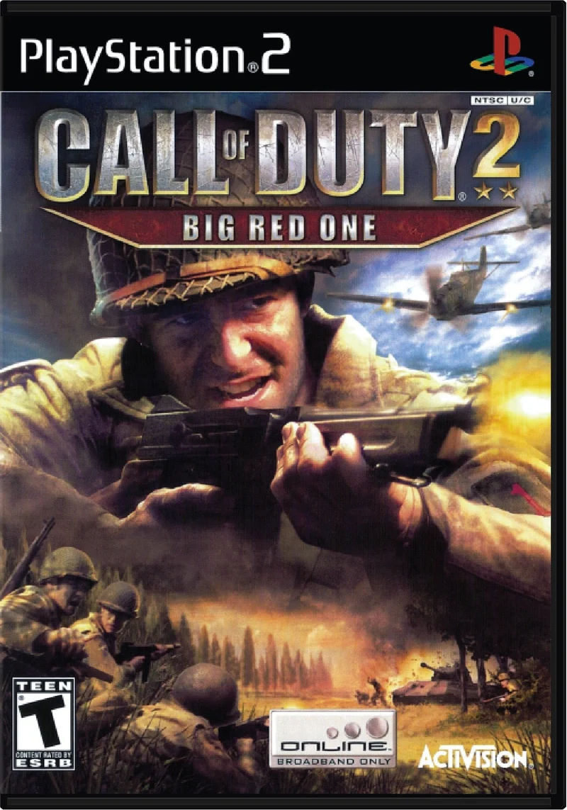 Call of Duty 2 Big Red One - Sony PlayStation 2 (PS2)