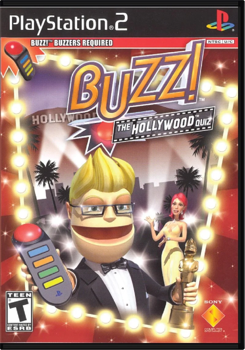 Buzz The Hollywood Quiz - Sony PlayStation 2 (PS2)
