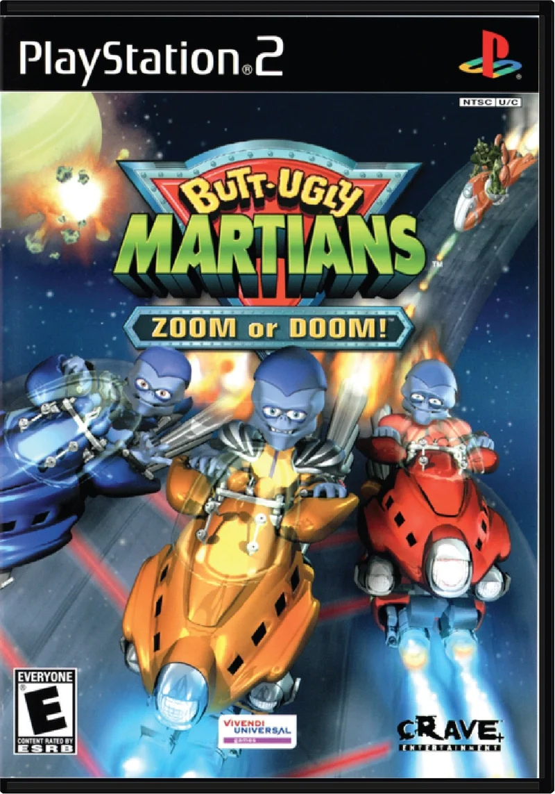 Butt Ugly Martians Zoom or Doom - Sony PlayStation 2 (PS2)