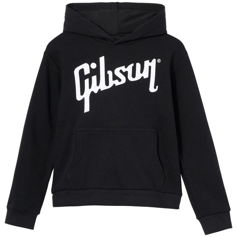 Gibson Kid'S Logo Pullover Hoodie (Black) XL