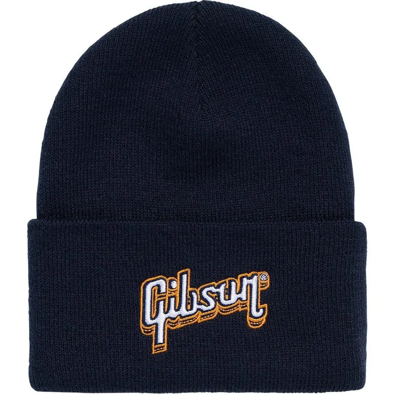 Gibson Kid'S Logo Beanie (Navy)