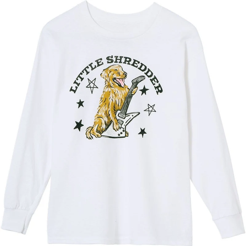 Gibson Kids Little Shredder Longsleeve Tee (White) L