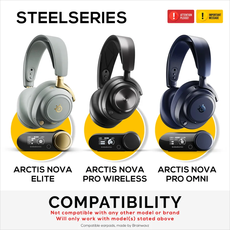 Supporto da incasso per controller e cuffie SteelSeries Arctis Nova Pro Wireless, Nova Elite e Pro Omni + base station.