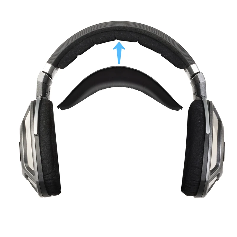 Archetto di ricambio in morbida pelle per cuffie SENNHEISER HD700 - Cuscinetto superiore per cuffie - Installazione facile a scorrimento, ripristina comfort e vestibilità