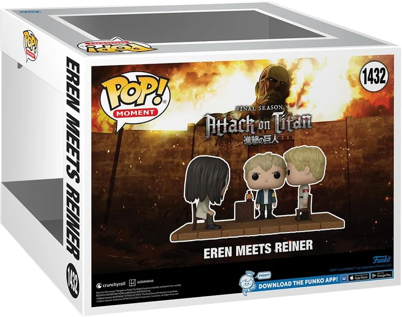 FUNKO POP! MOMENT Attack on Titan S5 Eren Meets Reiner 1432