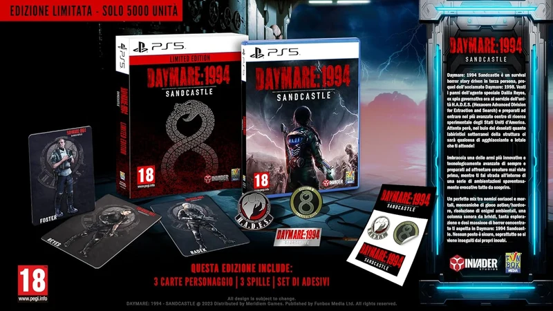 Daymare: 1994 Sandcastle Playstation 5 limited Edition Edizione Europea