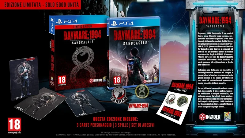 Daymare: 1994 Sandcastle Playstation 4 Collector's Edition Edizione Europea