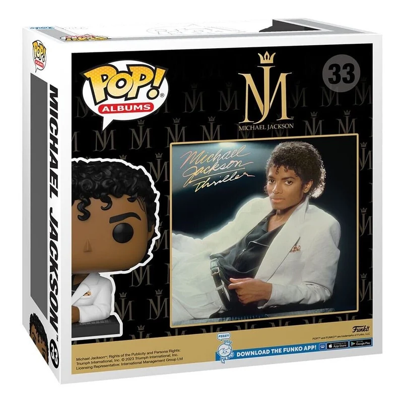 Michael Jackson POP! Album Vinyl Figure THRILLER 9 cm