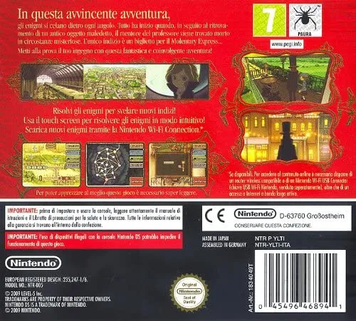 IL PROFESSOR LAYTON E LO SCRIGNO DI PANDORA NINTENDO DS (versione italiana)