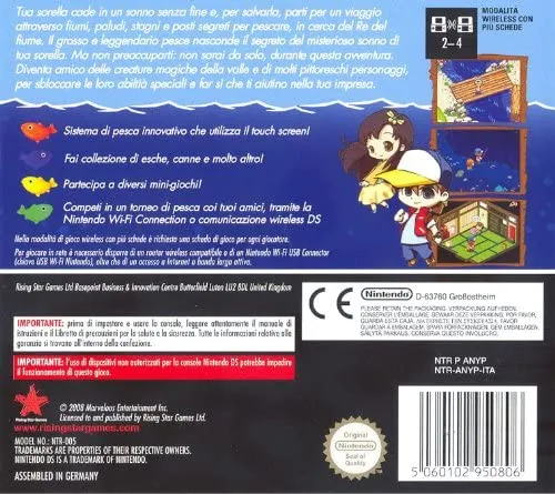 HARVEST FISHING NINTENDO DS (versione italiano)