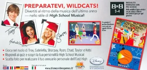 HIGH SCHOOL MUSICAL SENIOR YEAR NINTENDO DS (versione italiana)