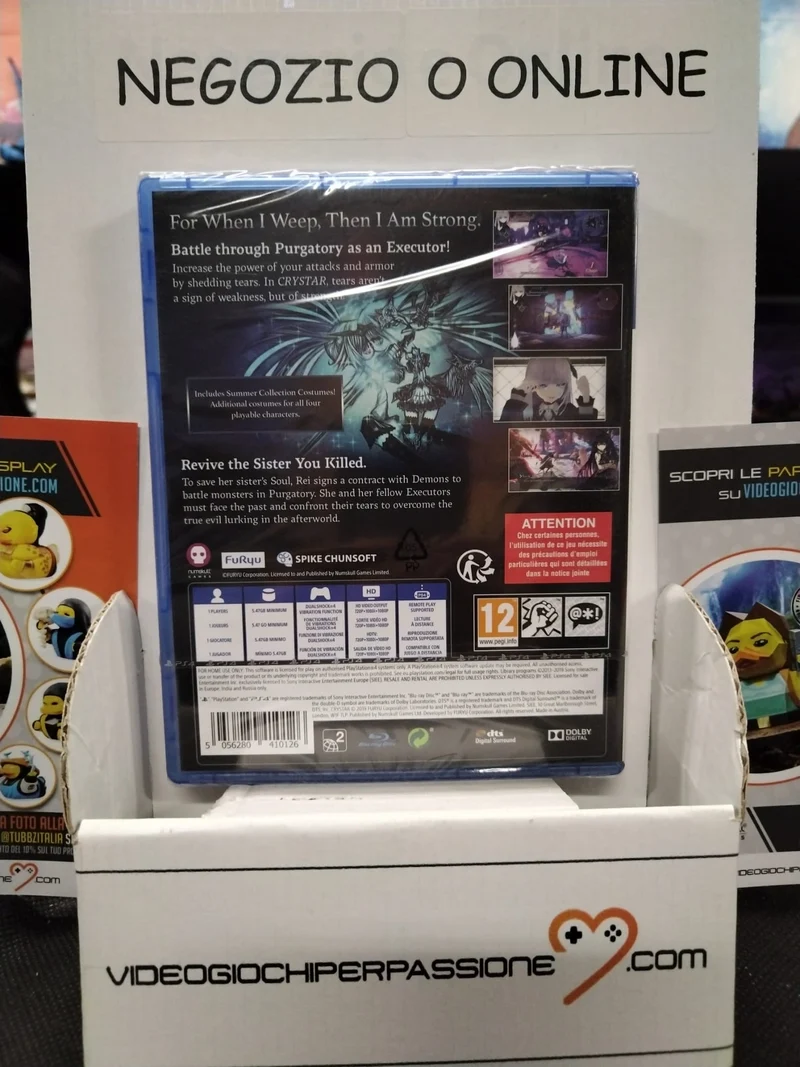 Crystar Playstation 4 Edizione Regno Unito