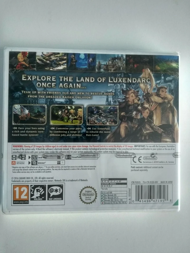 BRAVELY SECOND: END LAYER NINTENDO 3DS (versione inglese)