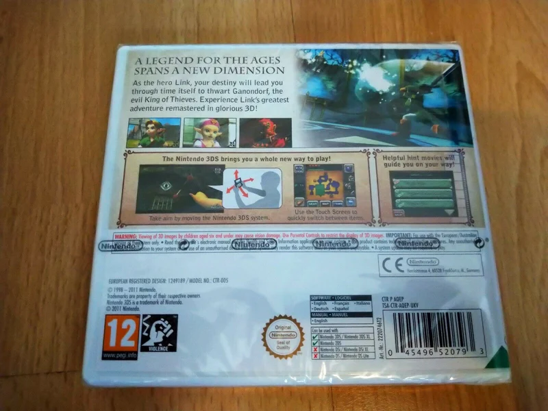 THE LEGEND OF ZELDA OCARINA OF TIME 3D NINTENDO 3DS (versione inglese)