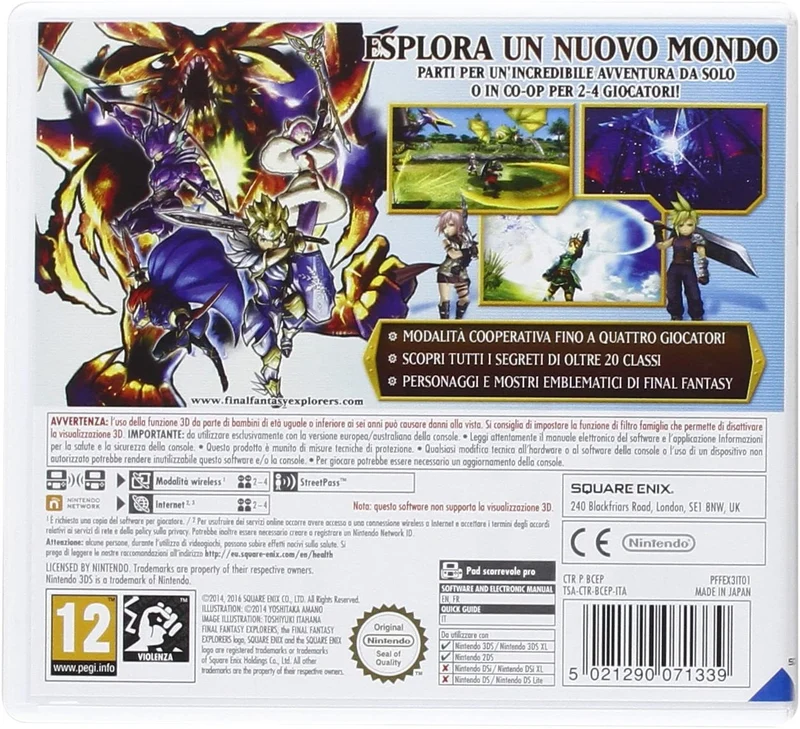 FINAL FANTASY EXPLORERS NINTENDO 3DS (versione italiana)