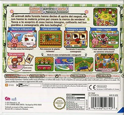 GARDENING MAMA FOREST FRIENDS NINTENDO 3DS (versione italiana)