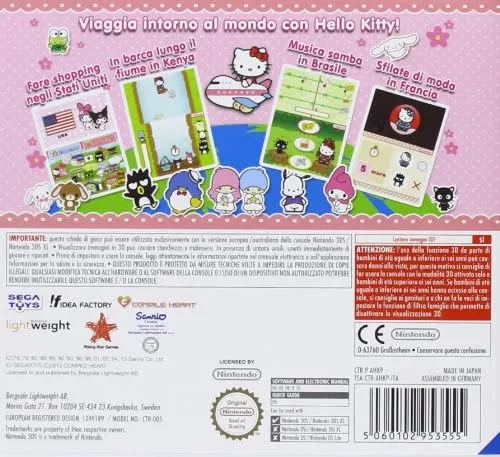 IN GIRO PER IL MONDO CON HELLO KITTY E I SUOI AMICI NINTENDO 3DS (versione italiana)