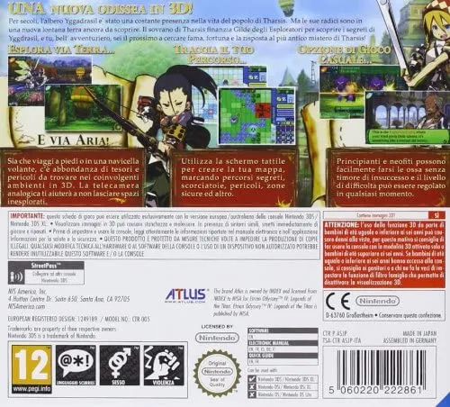 Etrian Odyssey IV: Legends Of The Titan NINTENDO 3DS (versione italiana)