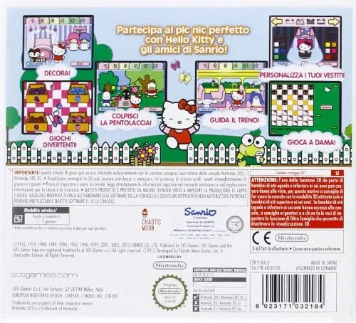 HELLO KITTY PICNIC WITH SARNIO CHARACTERS NINTENDO 3DS (versione italiana)