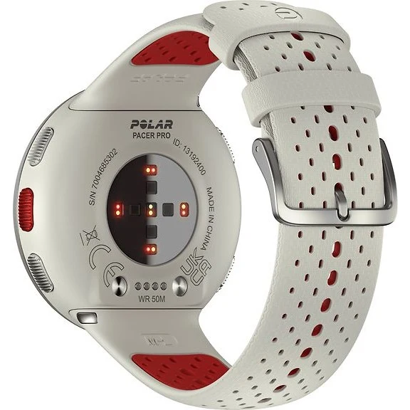 Polar Pacer Pro, GPS Running Watch, Snow White