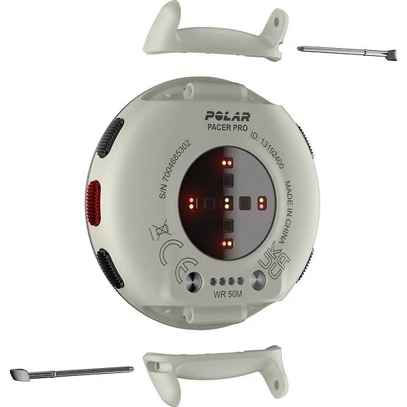 Polar Pacer Pro, GPS Running Watch, Snow White