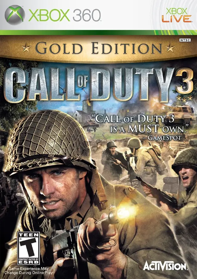 Call of Duty 3 Gold Edition - Microsoft Xbox 360