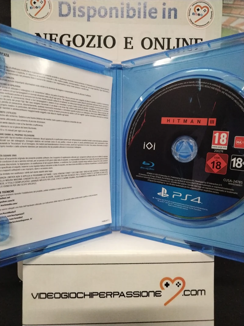 Hitman 3 PlayStation 4 (usato garantito)(ver. italiana)