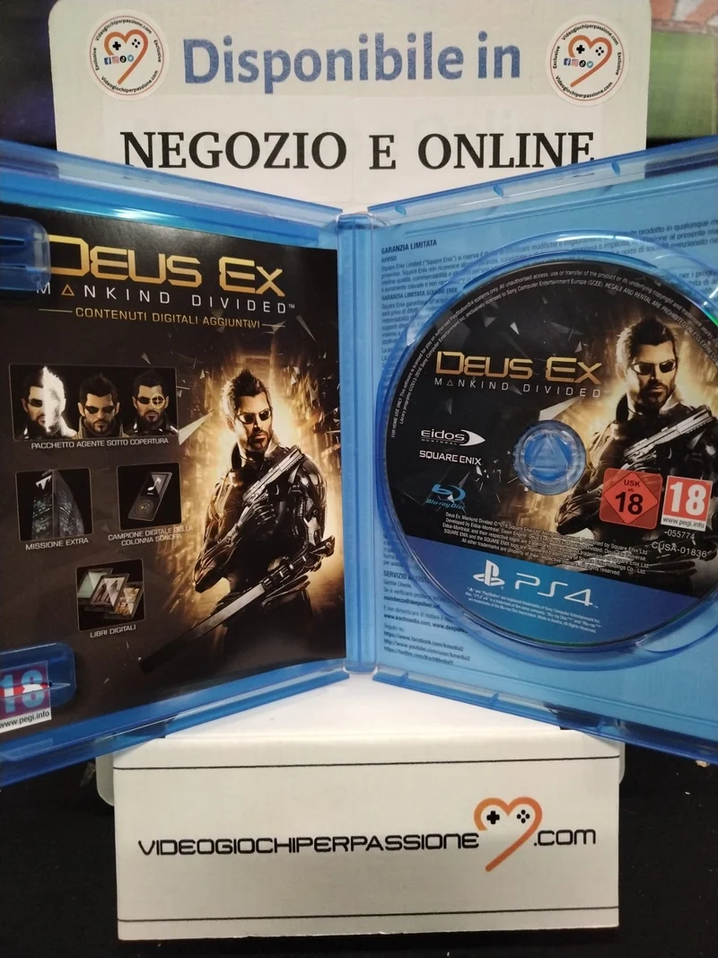 Deus Ex: Mankind Divided - Day-One Edition - PlayStation 4 (usato garantito)(ver. ita.)
