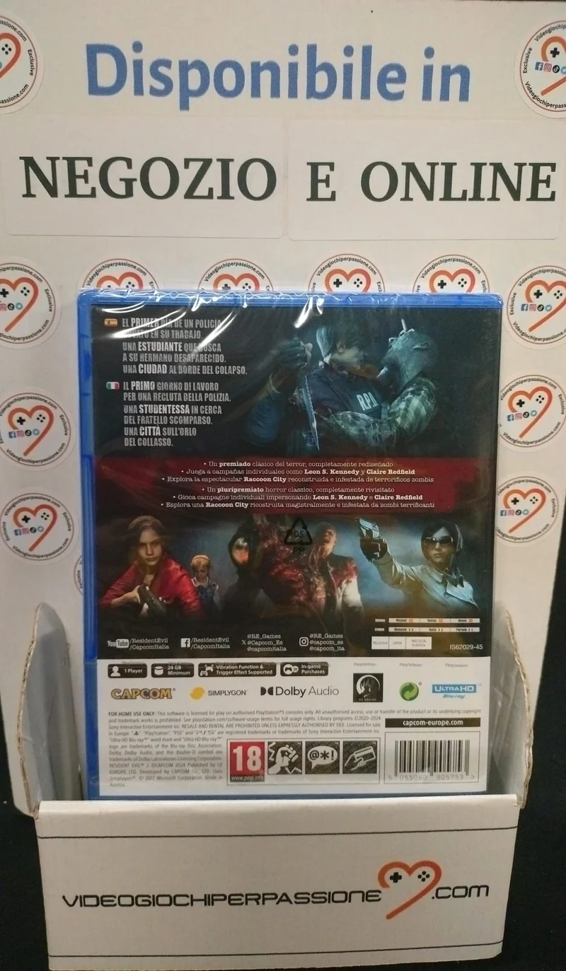 Resident Evil 2 Playstation 5 Edizione Italiana/Spagnola