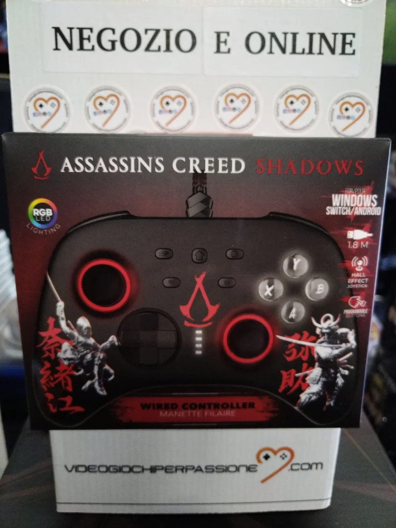 Assassin's Creed Shadows- Controller cablato PC -SWITCH-Android