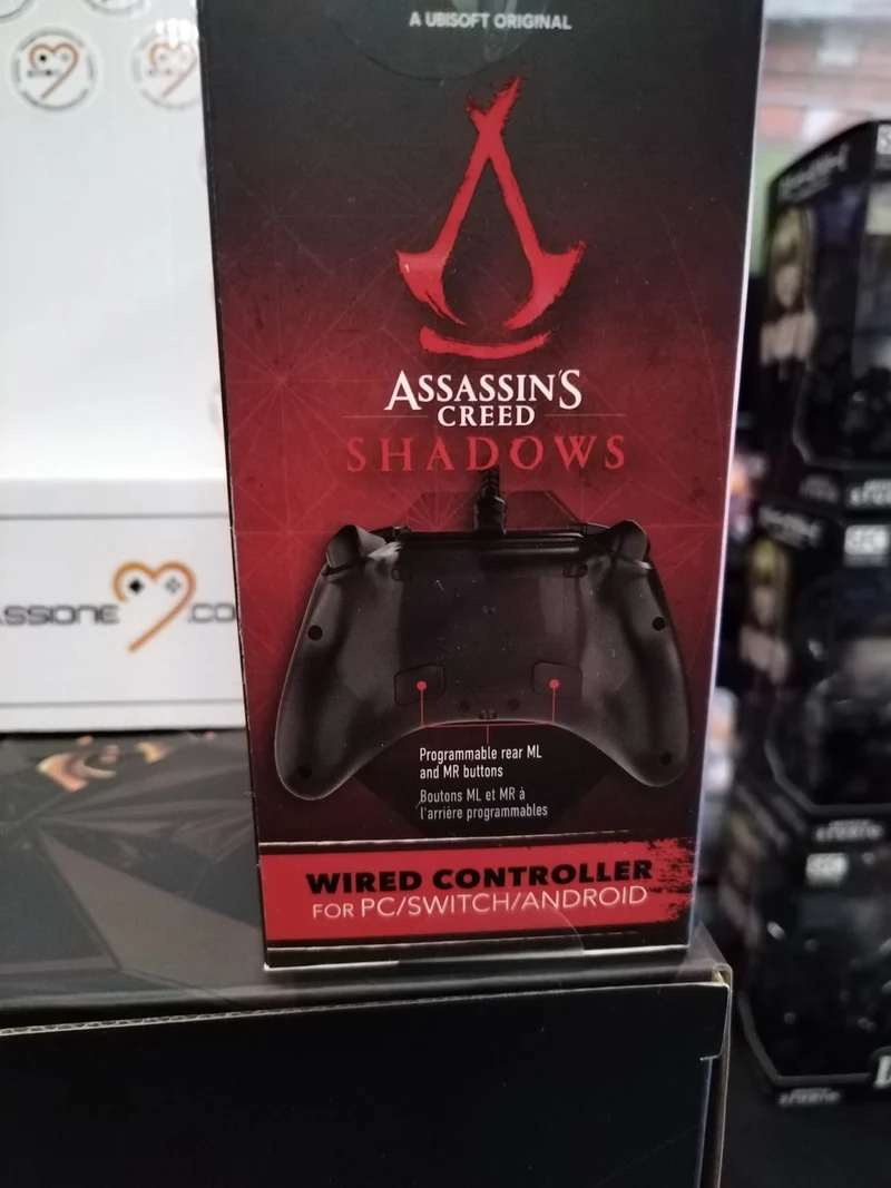 Assassin's Creed Shadows- Controller cablato PC -SWITCH-Android