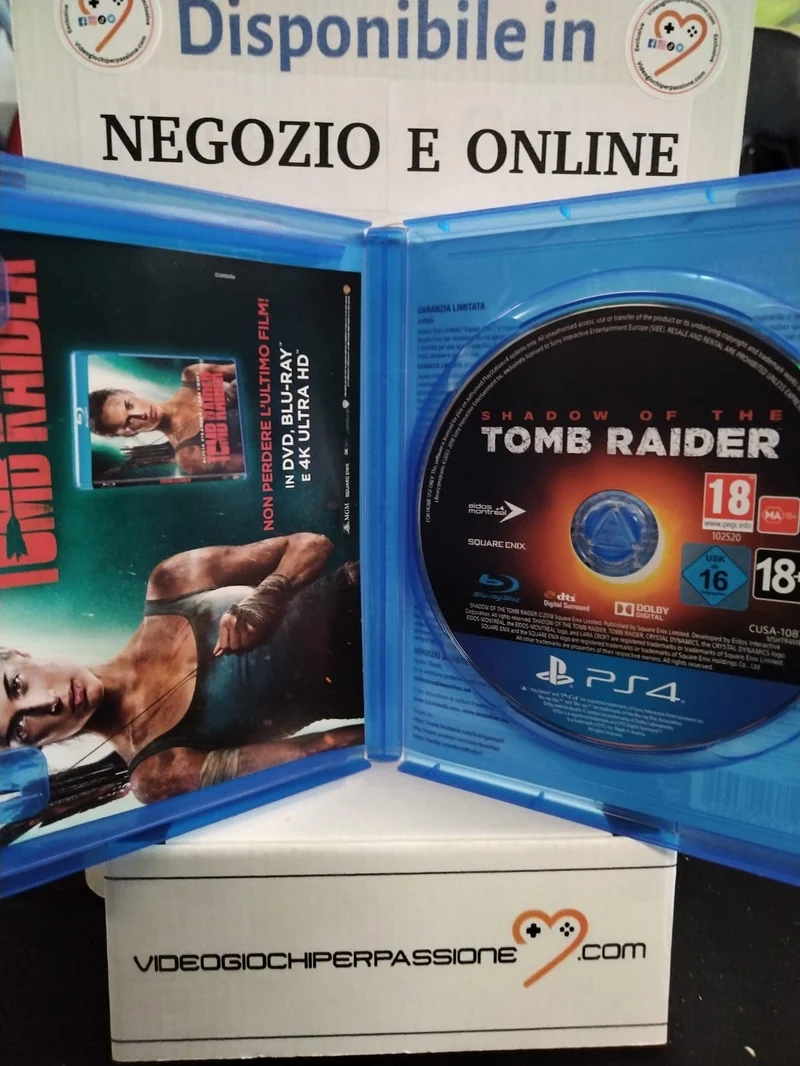 Shadow of the Tomb Raider PS4 (usato garantito)(ver. italiana)