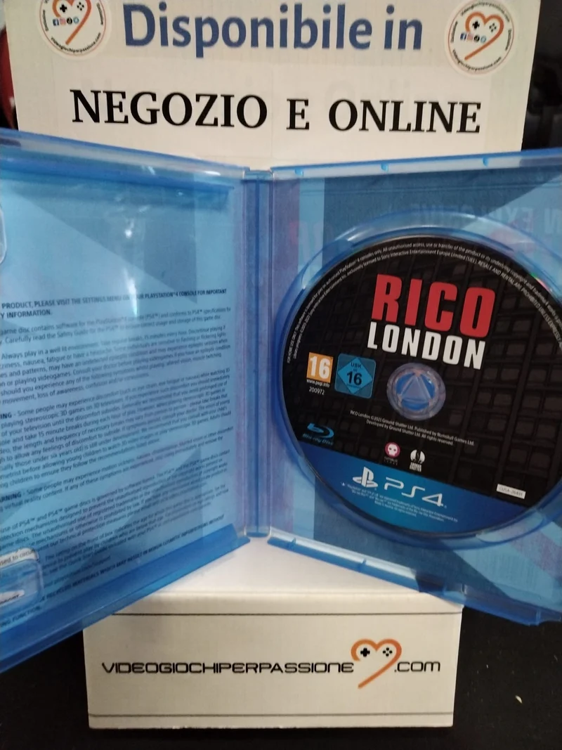 RICO London Playstation 4 Edizione Europea [CON ITALIANO] (usato garantito)
