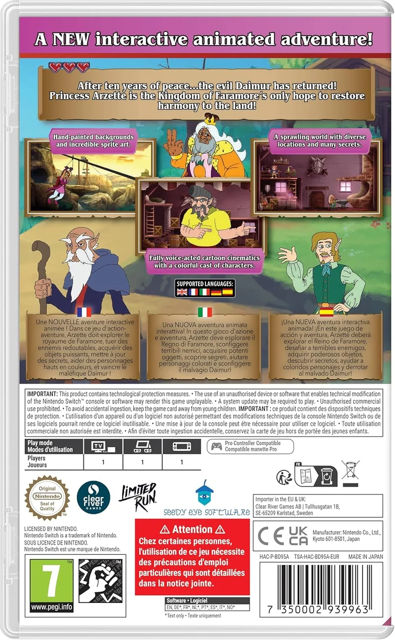 Arzette: The Jewel of Faramore Nintendo Switch Edizione Europea