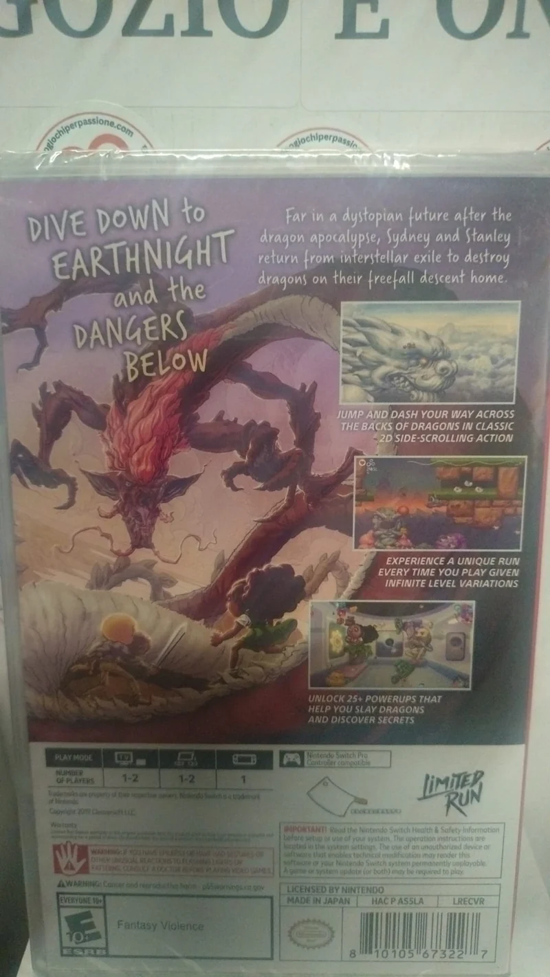 EarthNight Nintendo Switch Edizione Americana - Limited Run