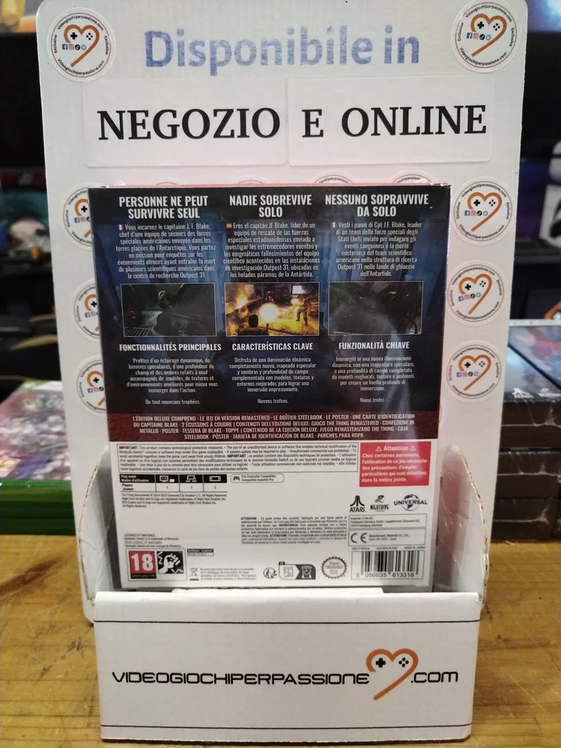 The Thing: Remastered Deluxe Edition Nintendo Switch Edizione Europea