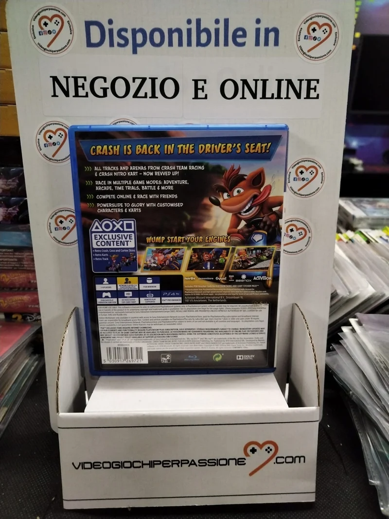 CTR - Crash Team Racing - Nitro Fueled - Playstation 4 (usato garantito)
