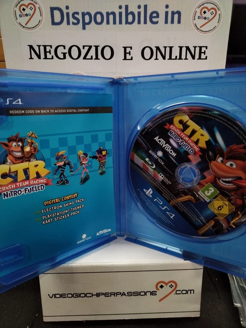 CTR - Crash Team Racing - Nitro Fueled - Playstation 4 (usato garantito)