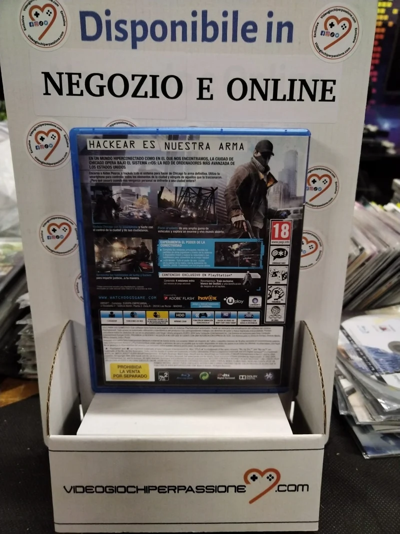 Watch Dogs PS4 (usato garantito)(ver. spagnola)