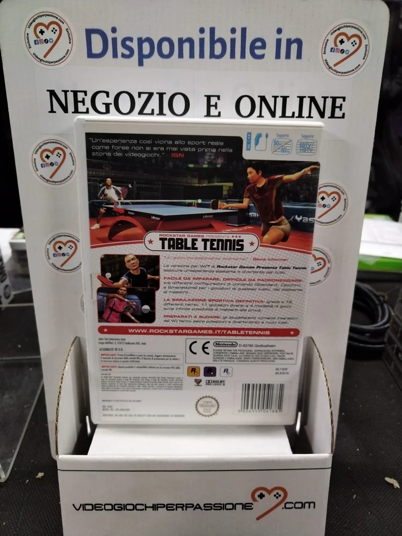 Table Tennis - Nintendo Wii (usato garantito)(ver. italiane)