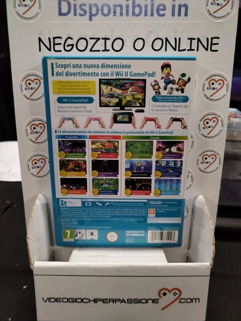 Nintendo Land WIIU (usato garantito)(ver. italiana)