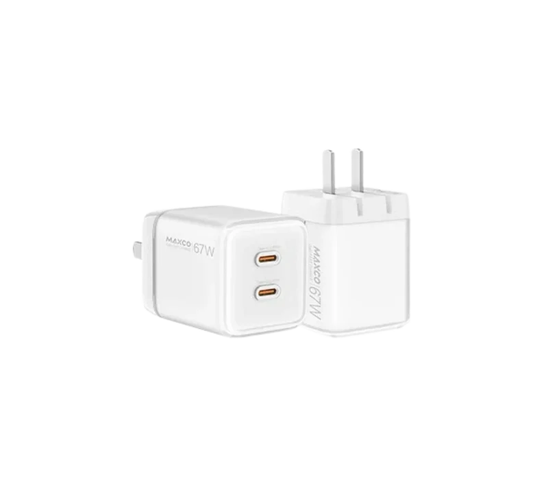 Maxco 67w GaN Fast Charger - White