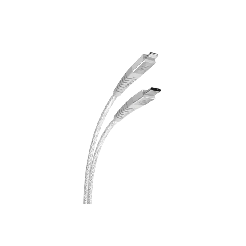 Scosche StrikeLine Heavy-Duty USB-C to Lightning Cable 4ft ( 1.2m ) - White